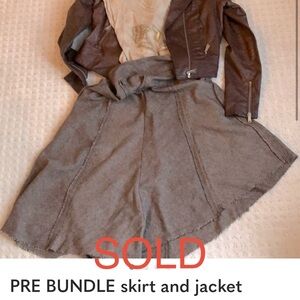 PRE BUNDLE skirt and jacket